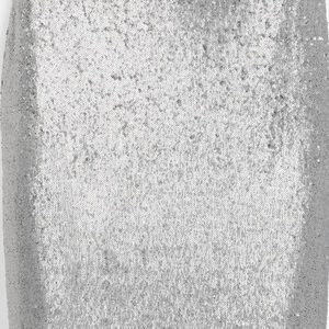 Silver Sequence Mini Skirt